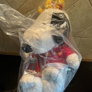 Macy’s Snoopy and his best friend Woodstock  Limited Plush with FM scanner radio